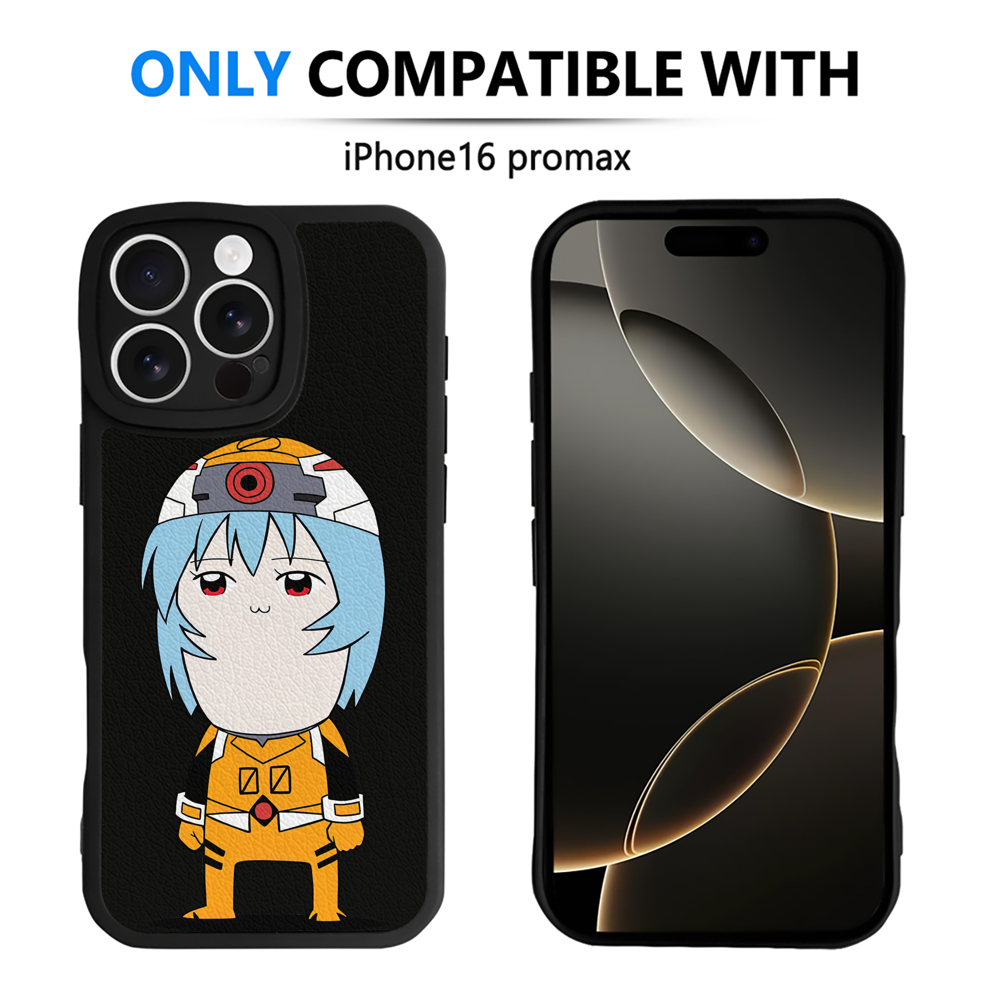 （画像用） EVA 新世紀エヴァンゲリオン 【iPhone 16シリーズ対応】シリコンスマホケース（レザー調） 材質：シリコン